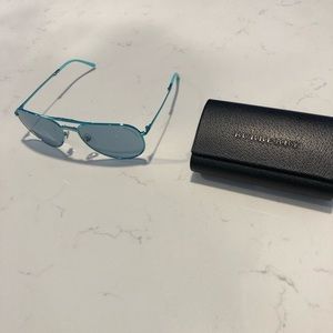 Burberry folding pilot sunglasses